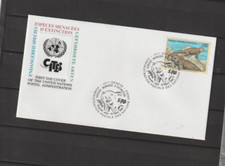 FDC-Especies Amenazadas-Animales-Lagartos-1997-ONU-Ginebra--EXCELENTE