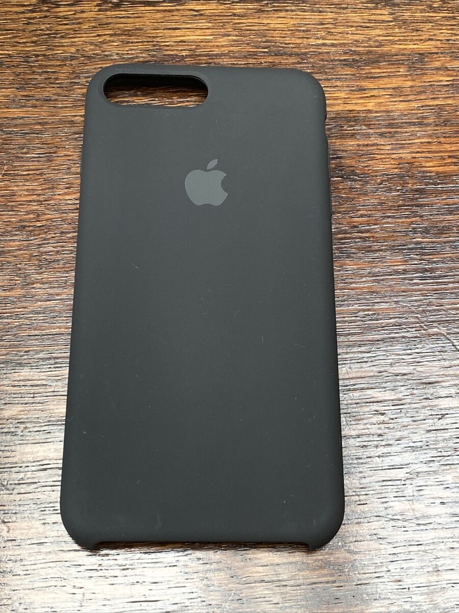 Genuine Apple iPhone 8 Plus / 7 Plus Black Silicone Case | eBay Genuine Apple iPhone 8 Plus / 7 Plus Black Silicone Case | eBay