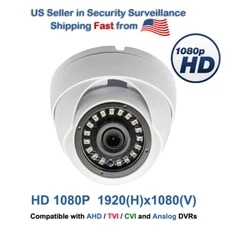 Evertech 1080p Indoor Outdoor Day Night CCTV Dome Camera for Security DVR System