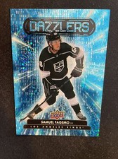 22-23 UD Series 2 Hockey Rookie Blue Dazzlers DZ-87 Samuel Fagemo