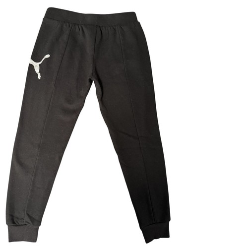 Puma Joggers Girls M (8-10). Black With Pink - Picture 2 of 6
