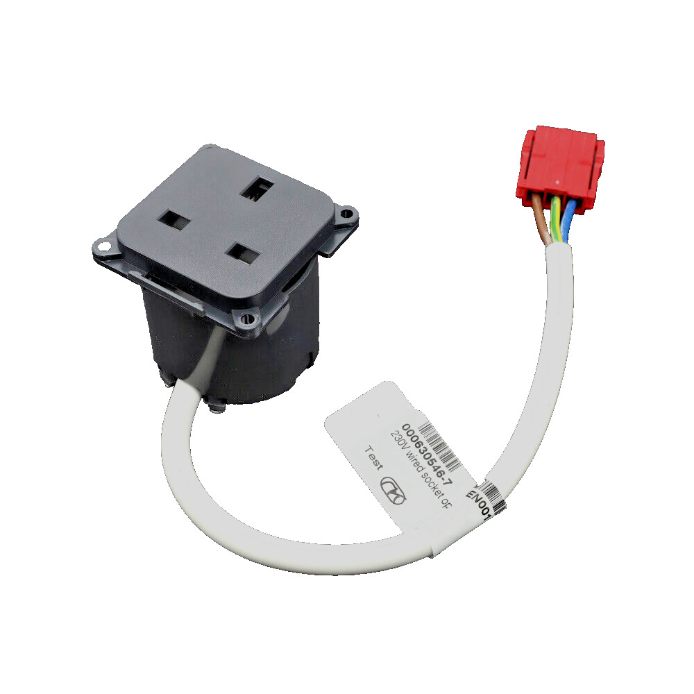 C-Line Prewired 13a 240v Mains Socket fits RCD Hookup Harness Motorhome VW ME2.4