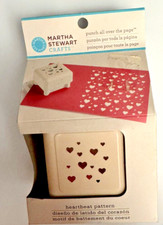 HEARTBEAT PATTERN Martha Stewart Punch All Over the Page 42-91009 Valentine NEW