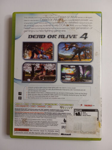 Dead or Alive 4 (Microsoft Xbox 360, 2005) komplett mit Handbuch - Bild 2 von 3