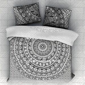 Elephant Mandala Cotton Twin Size Bed, Mandala Bedding Twin Xl
