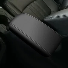 Car Center Console Box Armrest Cover Faux Leather Pad For Toyota RAV4 2013-2018