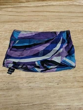 VINTAGE Cejon Scarf Thin Multicolor 64" X 12"  Rectangle Polyester 