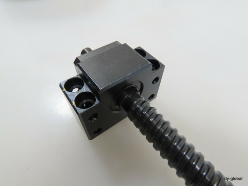 THK BNK1510+370L BK12+BF12 Ground Ball Screw W/ nut bracket CNC BSC-I-570=1C41 - Picture 8 of 12