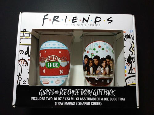Friends The Television Series Glass And Ice Cube Tray Giftpack