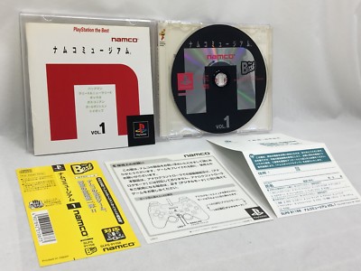 Sony PlayStation namco museum VOL.1 Obi(Spine) Postcard Tracking