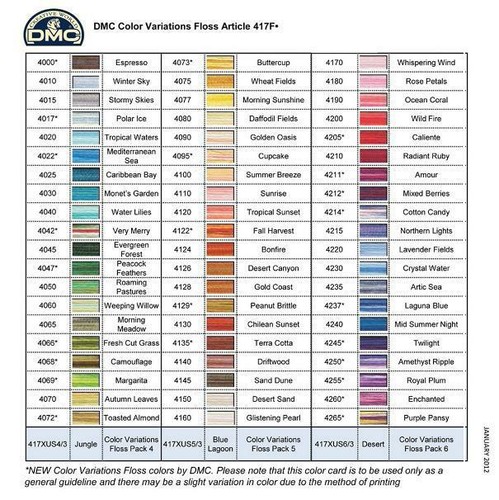 DMC Color Variations Thread Brand New you choose the colour - Picture 2 of 3
