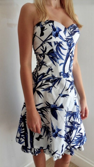 karen millen blue dress sale