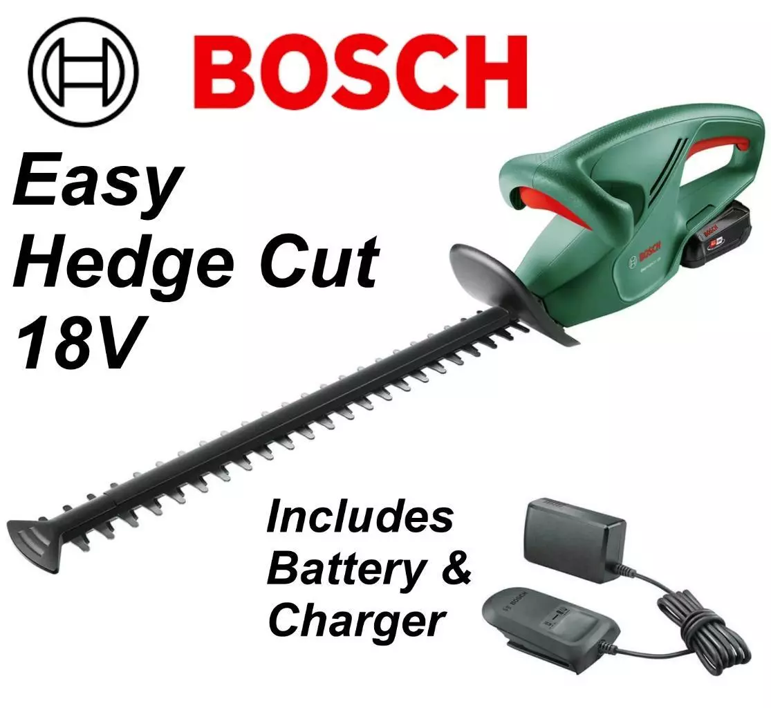 Bosch EasyHedgeCut 18V 45cm Blade Cordless Hedge Trimmer Battery