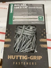Huttig-Grip 3.25in Framing Common Nail 12d 3-1/4" - 5 lb Pack ,385 Nails
