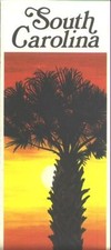 1971 South Carolina State-issued Road Map