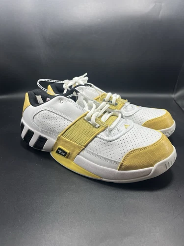 Adidas Agent Gil Restomod 61 Punti Gioco Uomo Taglia 8 GZ6422 Bianco Oro Nuove