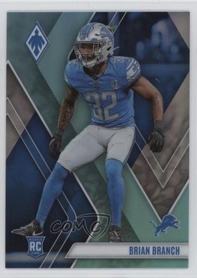 2023 Panini Phoenix Rookies Teal 39/150 Brian Branch #163 Rookie RC 03xg