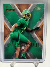 Christian Gonzalez 2023 Wild Card Matte #CBXP-9 Xplode Green 01/25 Oregon ALPHA!