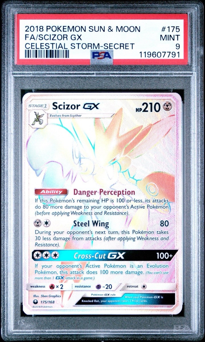 Scizor GX (Secret) 175/168 Sm-Celestial Storm Holo for sale online
