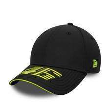 VR46 Valentino Rossi Official New Era Black Neon Yellow Baseball Cap Adjustable
