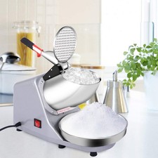 Elektrischer Ice Crusher Crusheisbereiter Eiswürfel Eiszerkleiner Edelstahl 220V