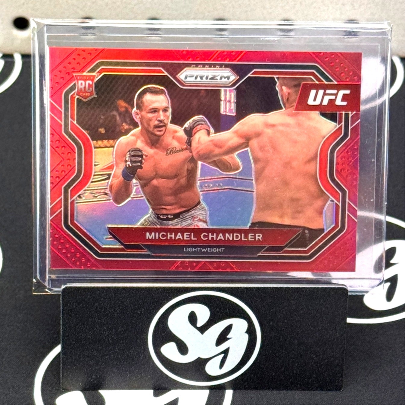 MICHAEL CHANDLER 2021 Panini Prizm UFC #194 RED Prizm SP /275 Rookie Card RC