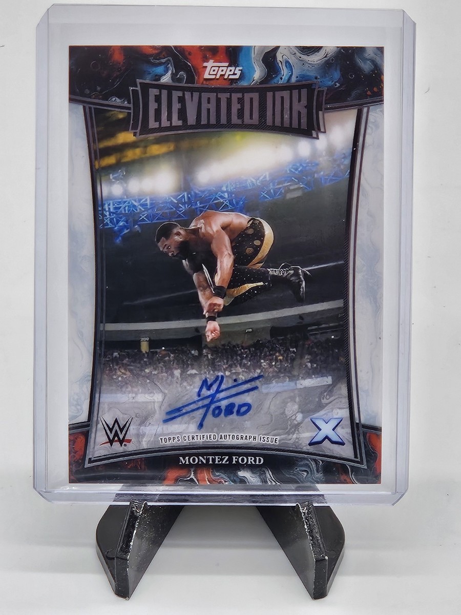 Montez Ford 2025 WWE Topps Exalted Elevated Ink On Card Auto