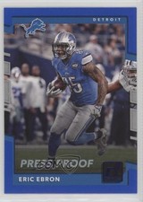 2017 Panini Donruss Press Proof Blue Eric Ebron #55 0c4