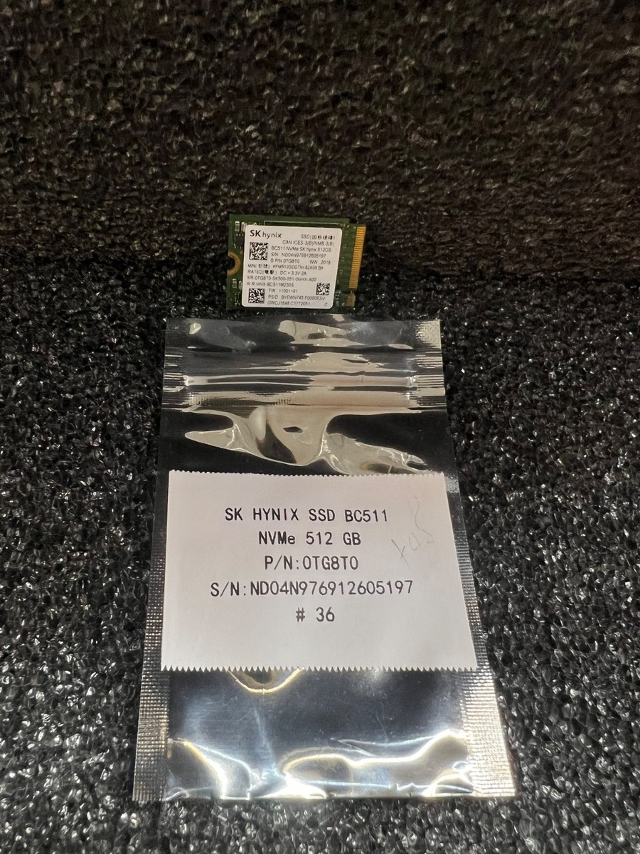 SK HYNIX SSD BC511 NVMe 512GB 0TG8T0 | eBay