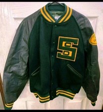 Butwin Men  s 1976 Wool Letterman Jacket Leather Sleeves Vintage