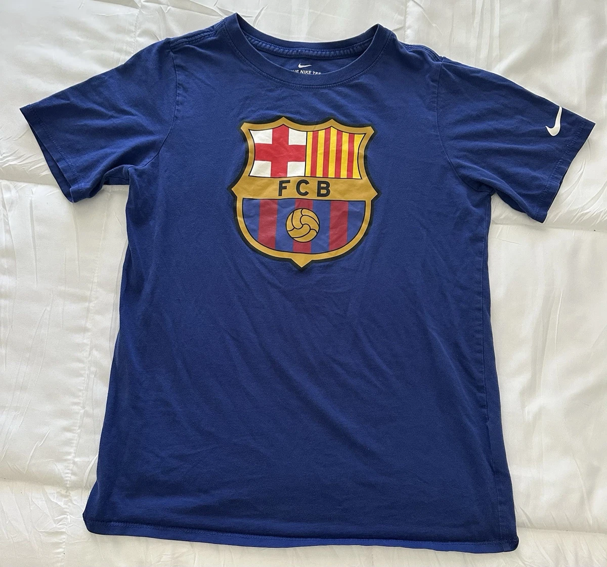 Nike FC Barcelona Blue International Club Soccer Fan Apparel and