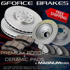 Front+Rear Premium Rotors & Ceramic Pads for 05-08 Magnum 2.7L (17"Rim, R-Solid)