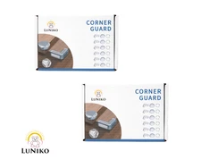 LuNiko Corner Guard Dual Set 36-Pcs Clear Edge Protectors CPSIA & CPC Certified