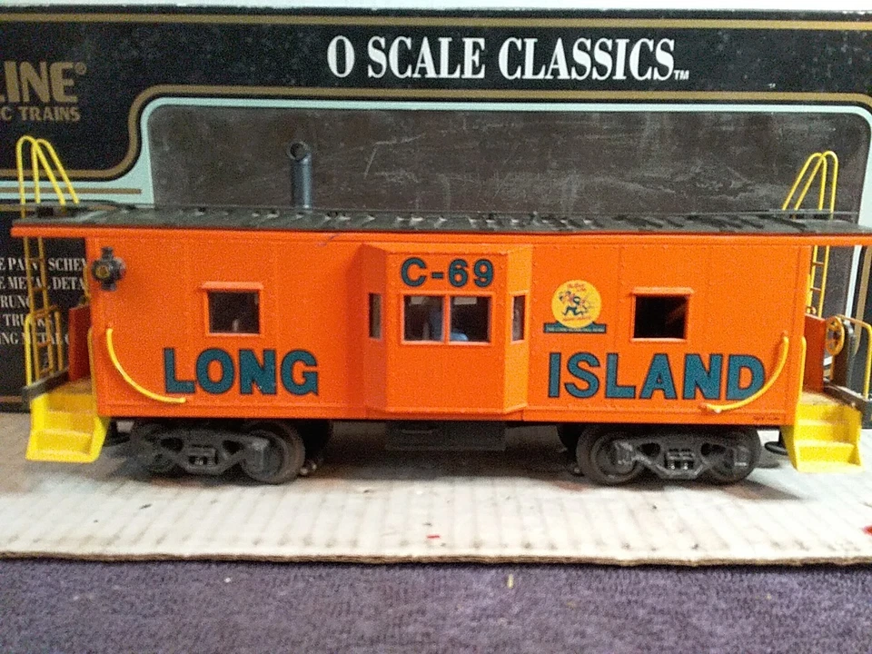 K-Line K612-3741 Long Island RR Bay Window SMOKING Caboose - LIRR New - Image 3 of 4