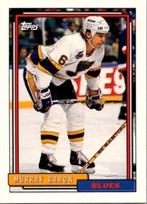 1992-93 Topps #354 Murray Baron St. Louis Blues