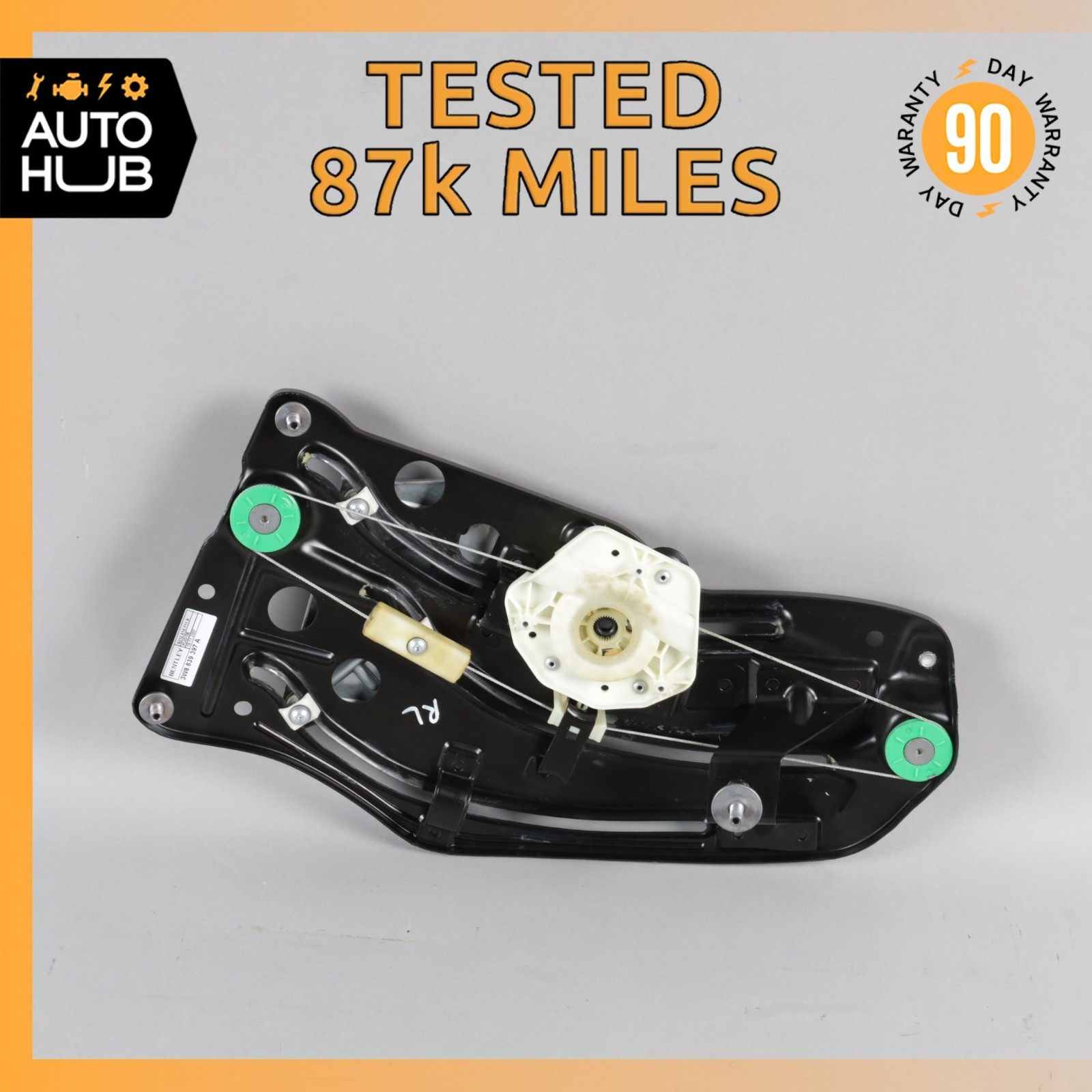 08-10 Bentley Continental GT Coupe Rear Left Side Window Regulator OEM 87k