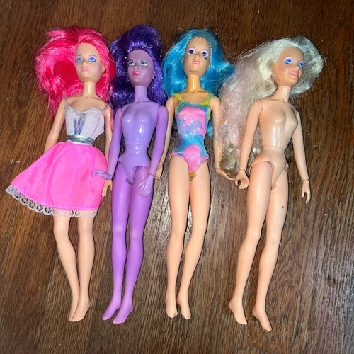Vintage Hasbro 1985 Jem and The Holograms Dolls - Lot of 4