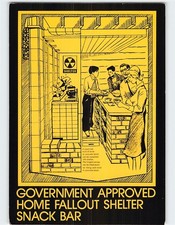 Snack Bar de Postales Aprobado por el Gobierno Hogar Fallout Shelter por Michael Smith