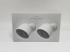 Google Nest Cam Outdoor Wired 2nd Gen 2 Pack 2K Cameras Night Vision Snow