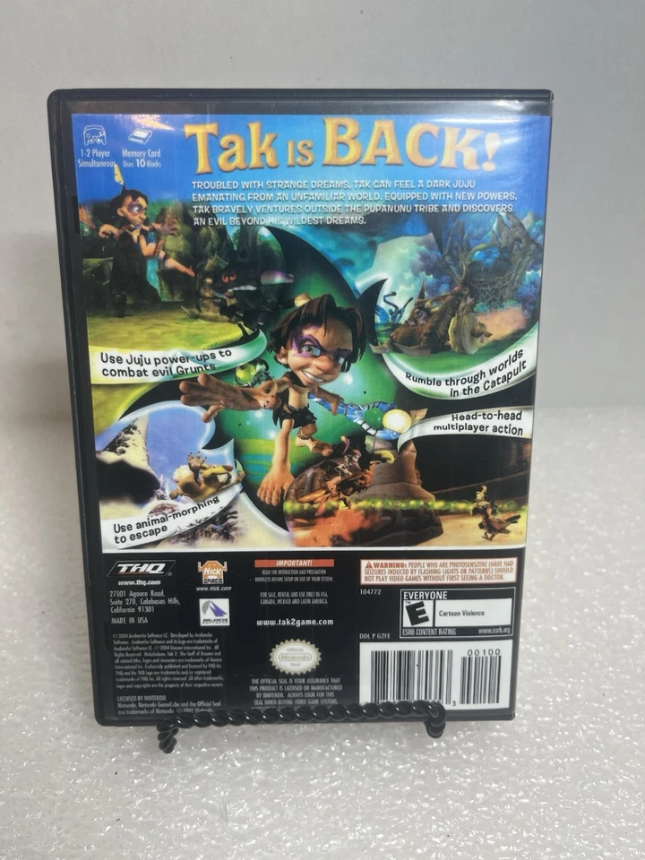 Tak 2: The Staff of Dreams (Nintendo GameCube, 2004, THQ) - Sin manual probado Foto 3 de 4