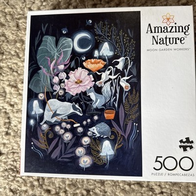 Buffalo Games Puzzle - Amazing Nature - Moon Garden Workers - 500 Piece