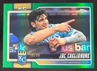 2026 Topps Chrome Jac Caglianone Image Variation RC Green Refractor #/99 Royals