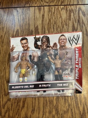 WWE Triple Threat Match Battle Pack Alberto Del Rio R Truth The Miz!