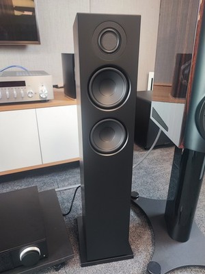 Audio Pro A48 Wireless Multiroom Standlautsprecher Paar Schwarz-AUSPACKWARE