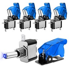 Nilight 5PCS LED Toggle Switch ON 3Pin Led Blue, Blue