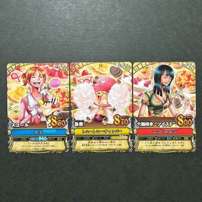 PREORDER Nami C247 Chopper C252 Robin C254 One Piece Berry Match Carddass Cards