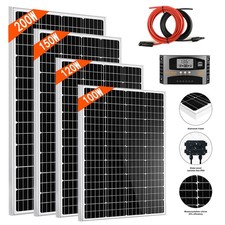 100W 120W 150W 200W Solar Panel Kit 12V Mono Solar Panel PV Modual Camping Home