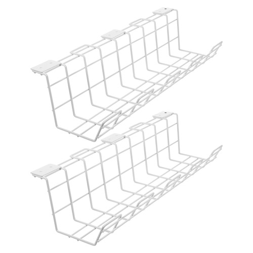 Under Desk Wire Basket Under Table Cable Management Under Desk - 第 6/12 張圖片
