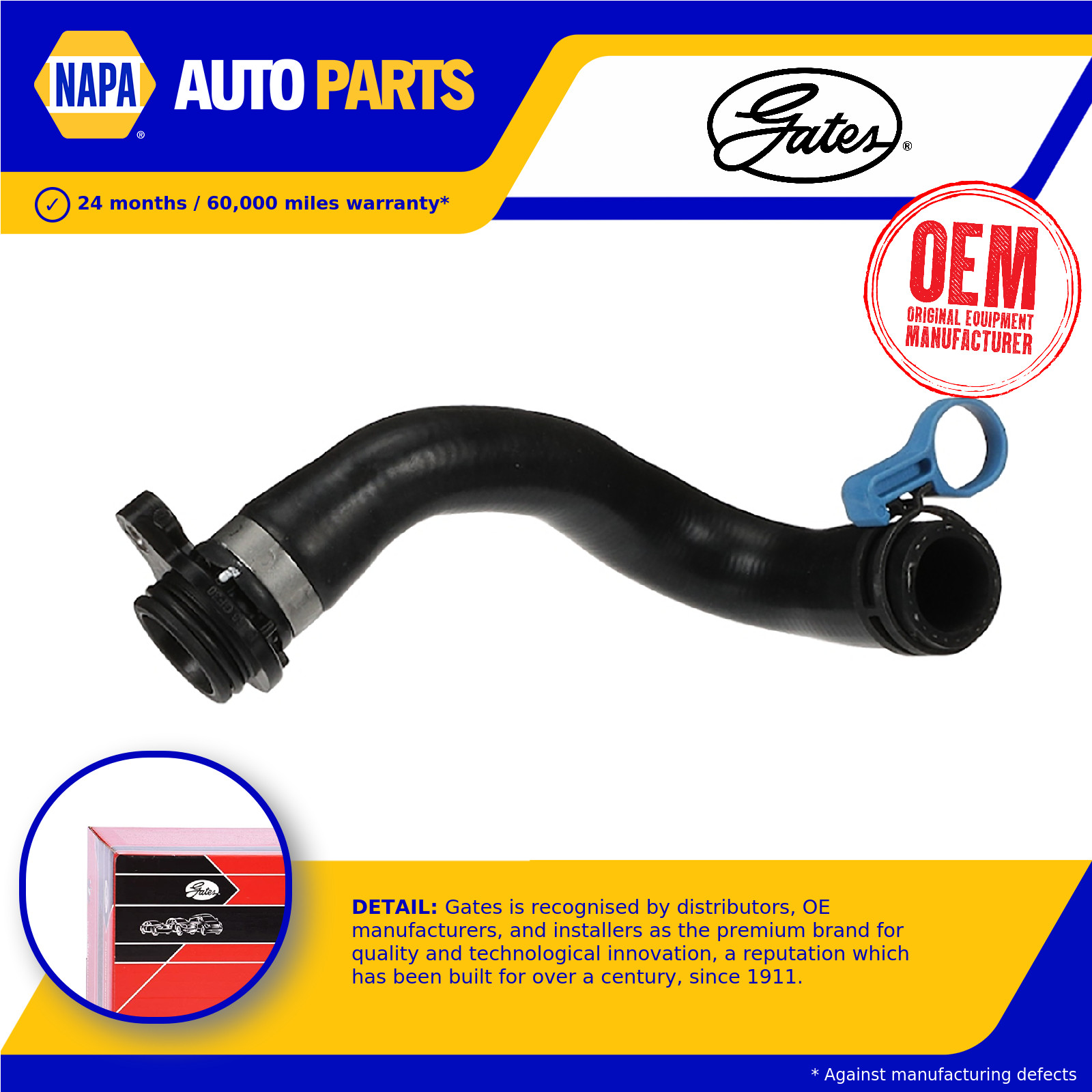 Heater Hose fits BMW X1 E84 1.6 13 to 15 N20B16A Coolant Gates 11537603514 New