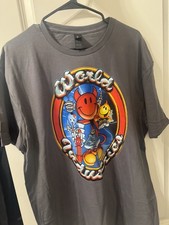 Gray Tshirt With Flameboy And Wet Willy world industries